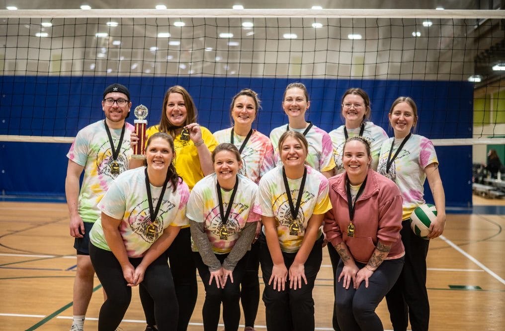 Champions of Charity winning team.